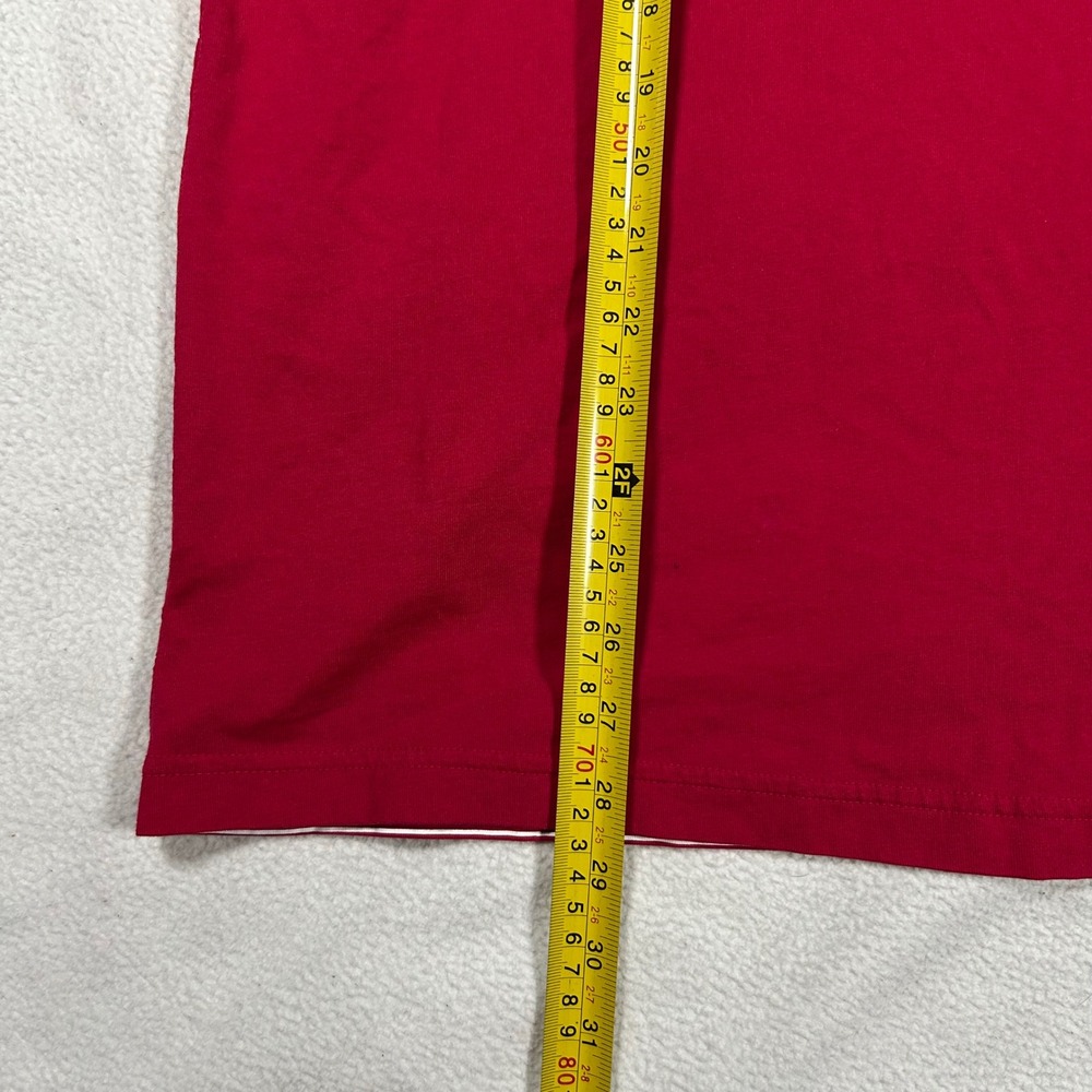 Jordan Tank Top Mens XXL Red Striped Back Jumpman Logo Basketball Gym Sleeveless - Picture 6 of 6